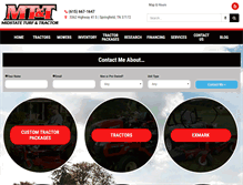 Tablet Screenshot of midstatemower.com